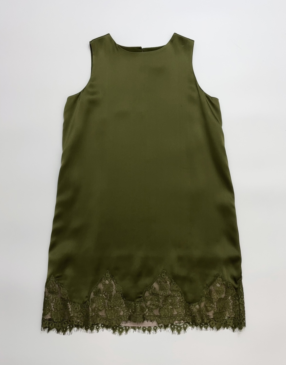 Reformation French Vintage Satin Lace Patchwork Mini Dress