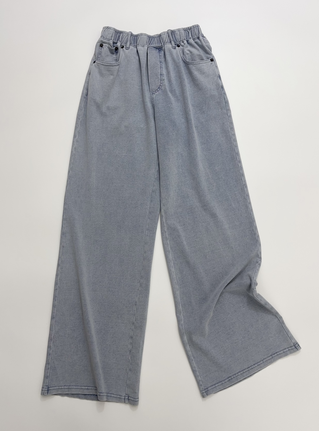 Acne Studios Washed Loose Fit Elastic Waist Casual Trousers