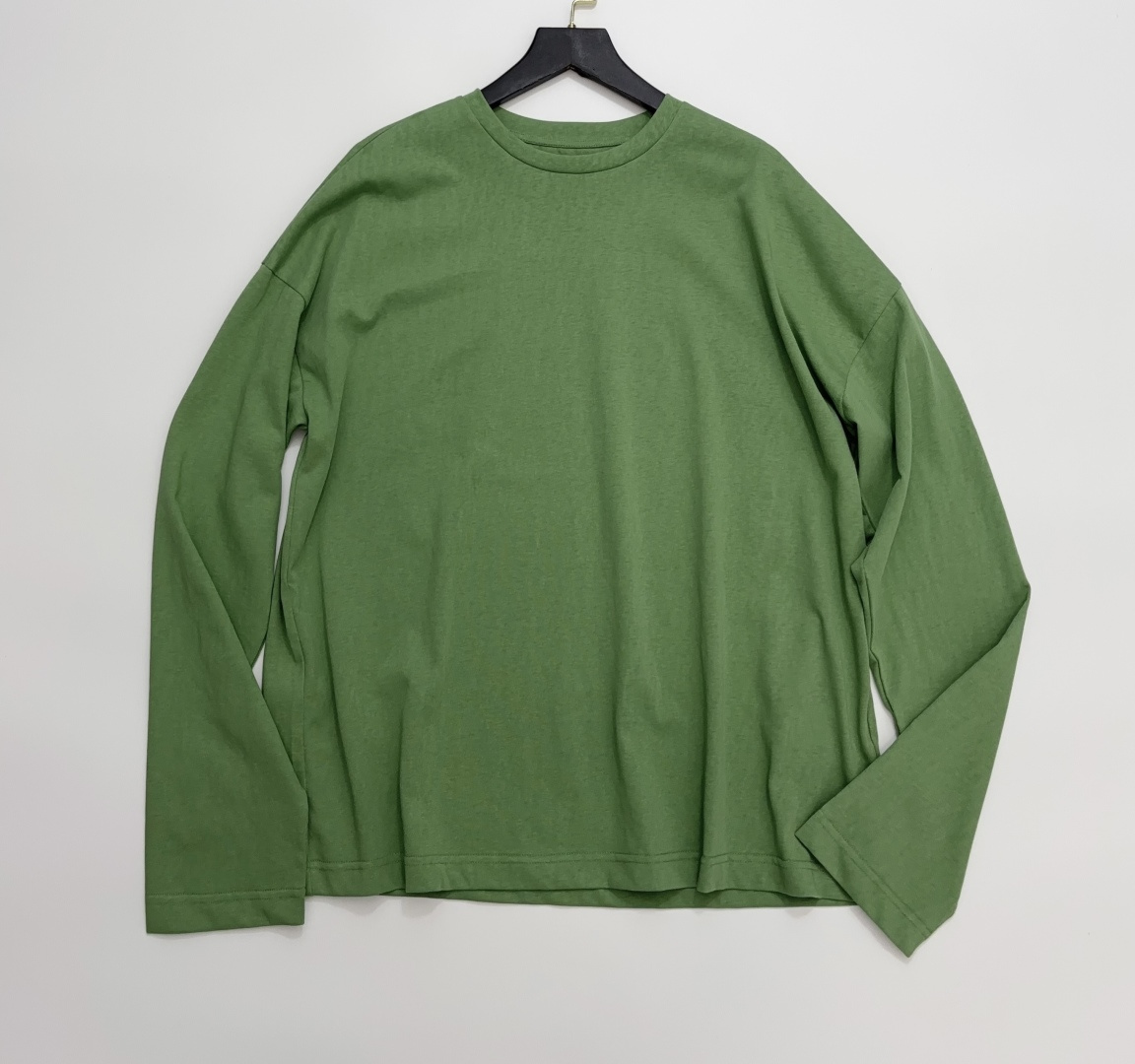 Jil Sander Simple Letter Versatile Long Sleeve Round Neck T-Shirt