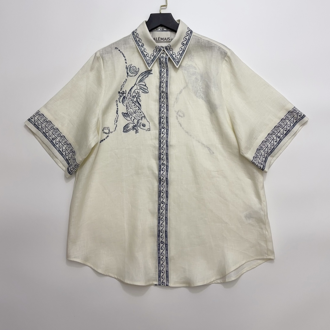 Alémais Lucky Short Sleeve Shirt Top