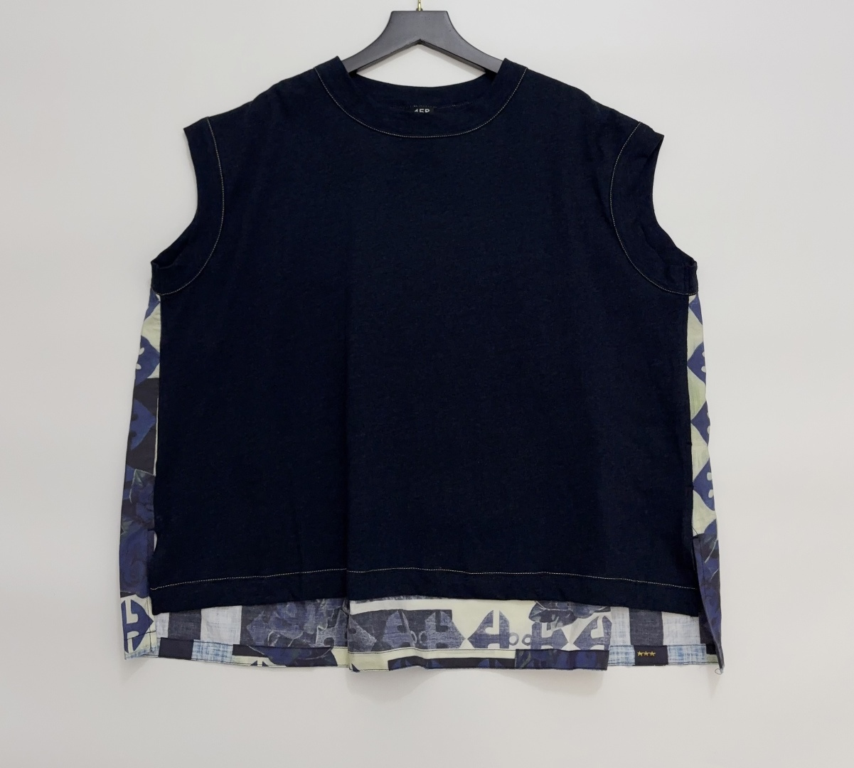 45R Patchwork Loose Short Sleeve T-Shirt