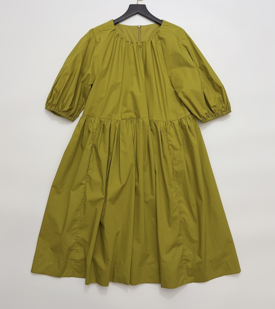 S 'Max Mara Charming Solid Puff Sleeve Dress