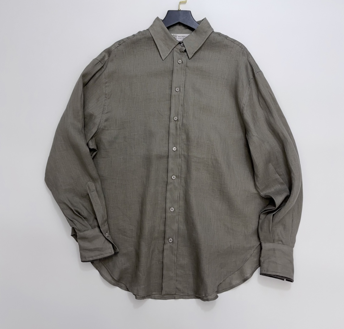 Brunello Cucinelli Simple Loose Design Shirt