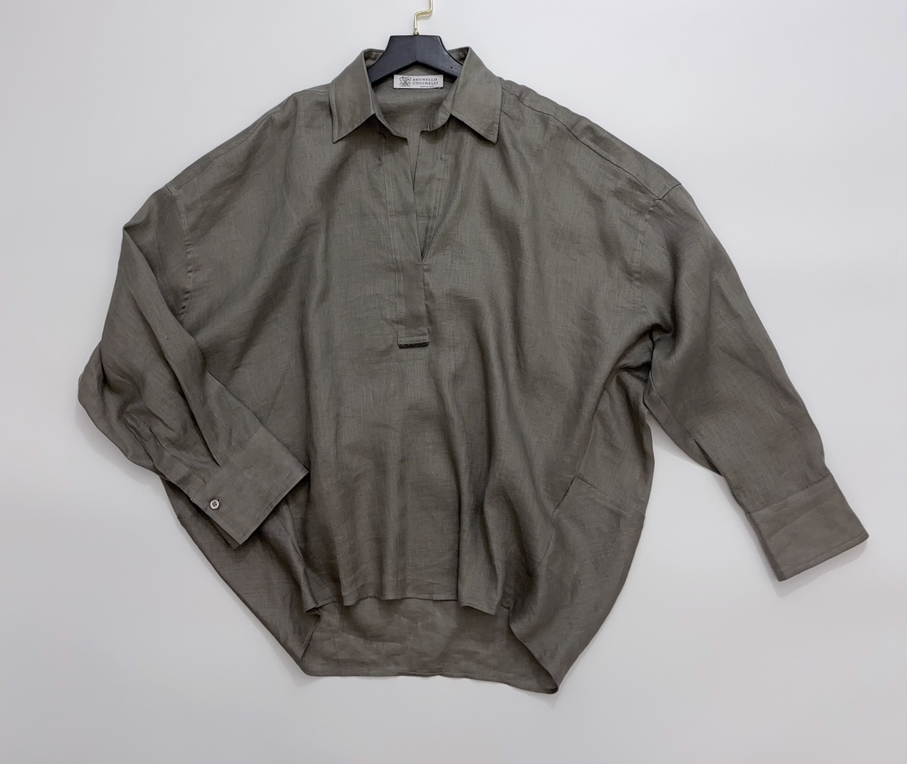 Brunello Cucinelli Simple Solid Design Shirt