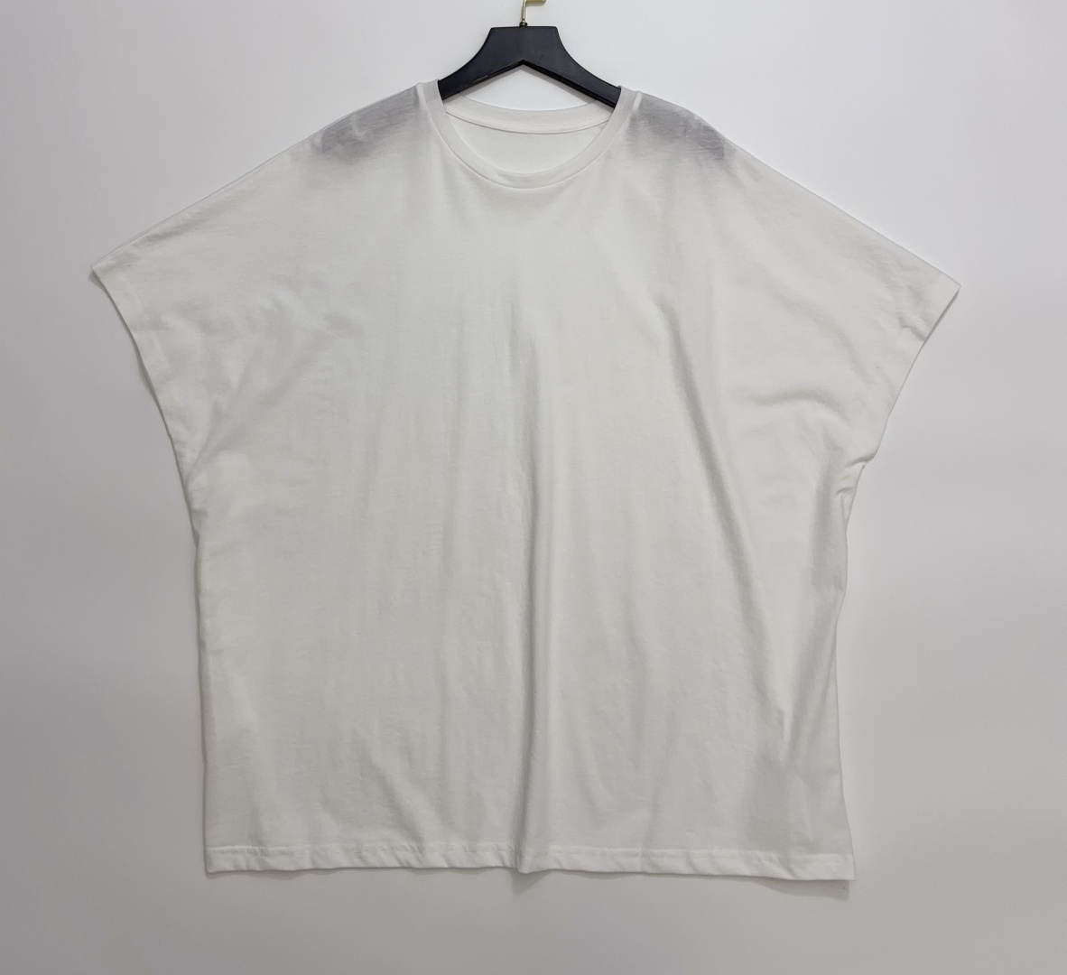 Batwing Sleeve Drop Shoulder Round Neck Short Sleeve T-Shirt