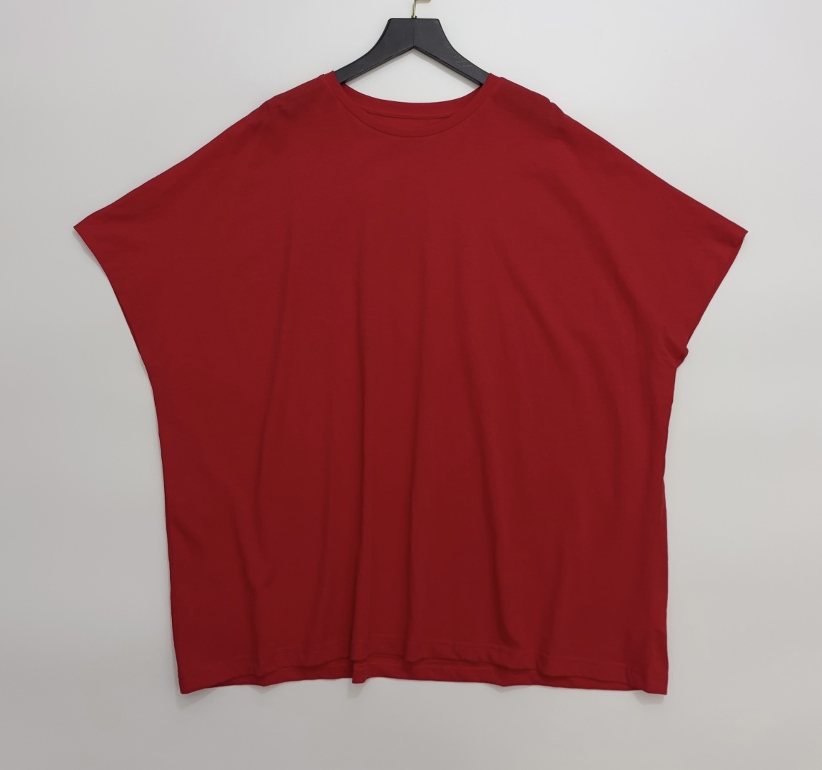 Batwing Sleeve Drop Shoulder Round Neck Short Sleeve T-Shirt