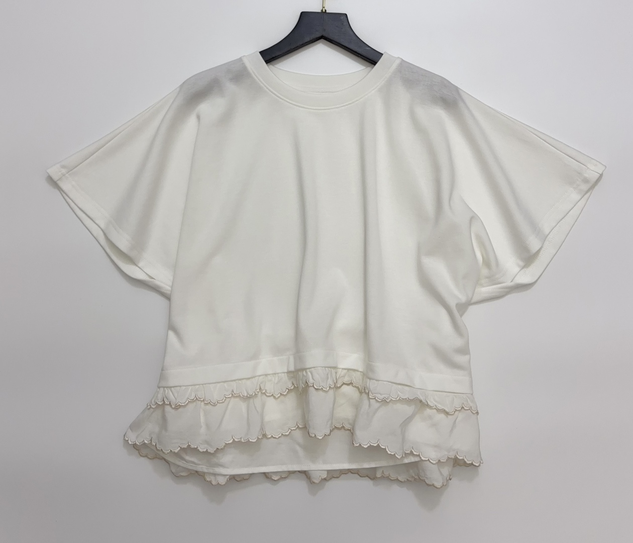 ASSIGNMENTS Patchwork Design Short Sleeve Top