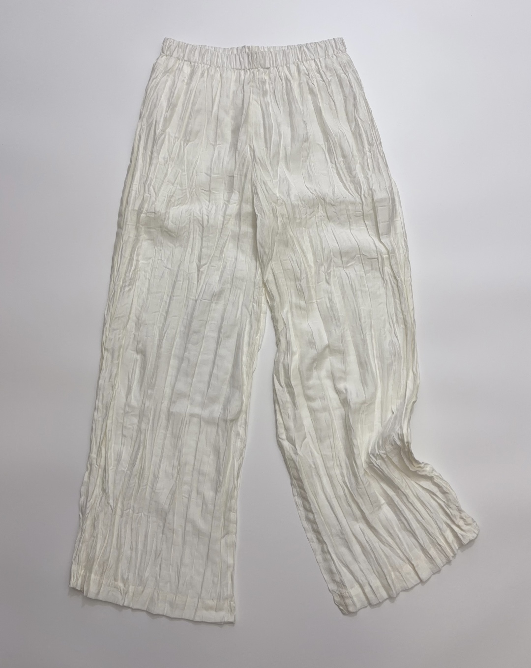 Issey Miyake Japanese Style Designed Pleated Elastic Waist Casual Pants