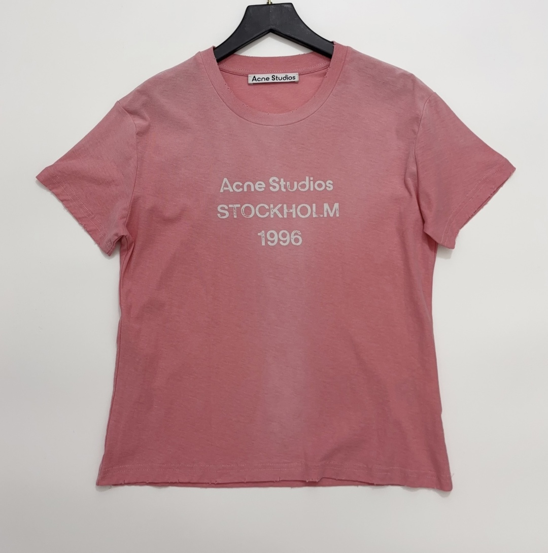 Acne Studios 1996 Vintage Washed Slim Fit Short Sleeve T-Shirt