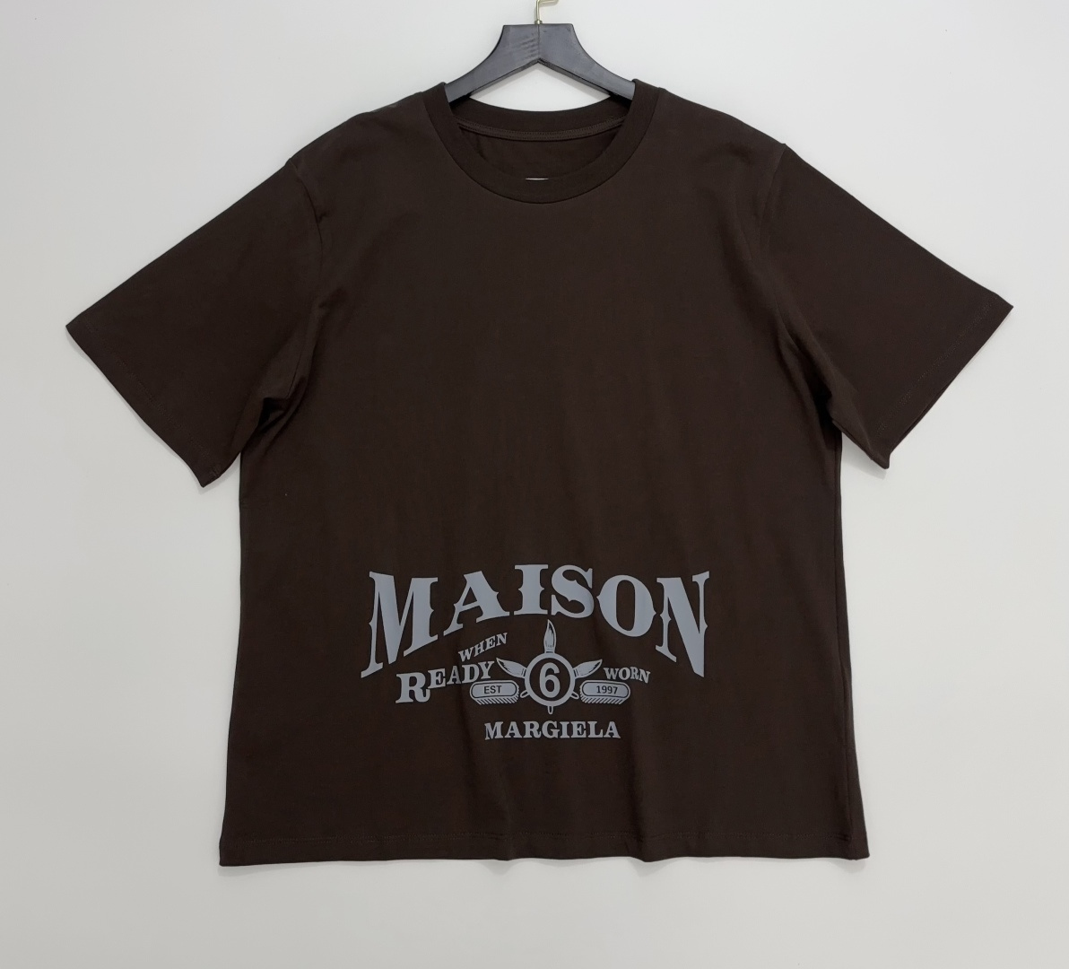 MM6 Maison Margiela Letter Print Loose Short Sleeve T-Shirt
