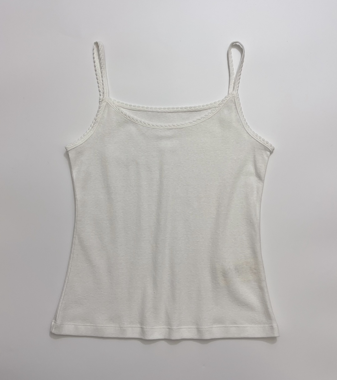 The Row Denzel Lace Trim Cotton Vest