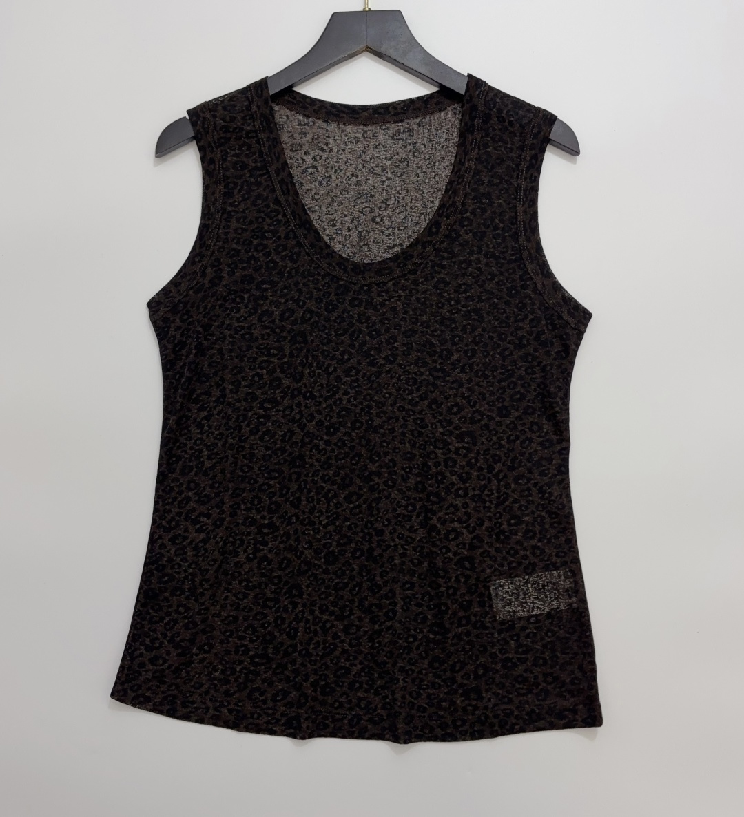 Anine Bing Vintage Leopard Print Cami Top
