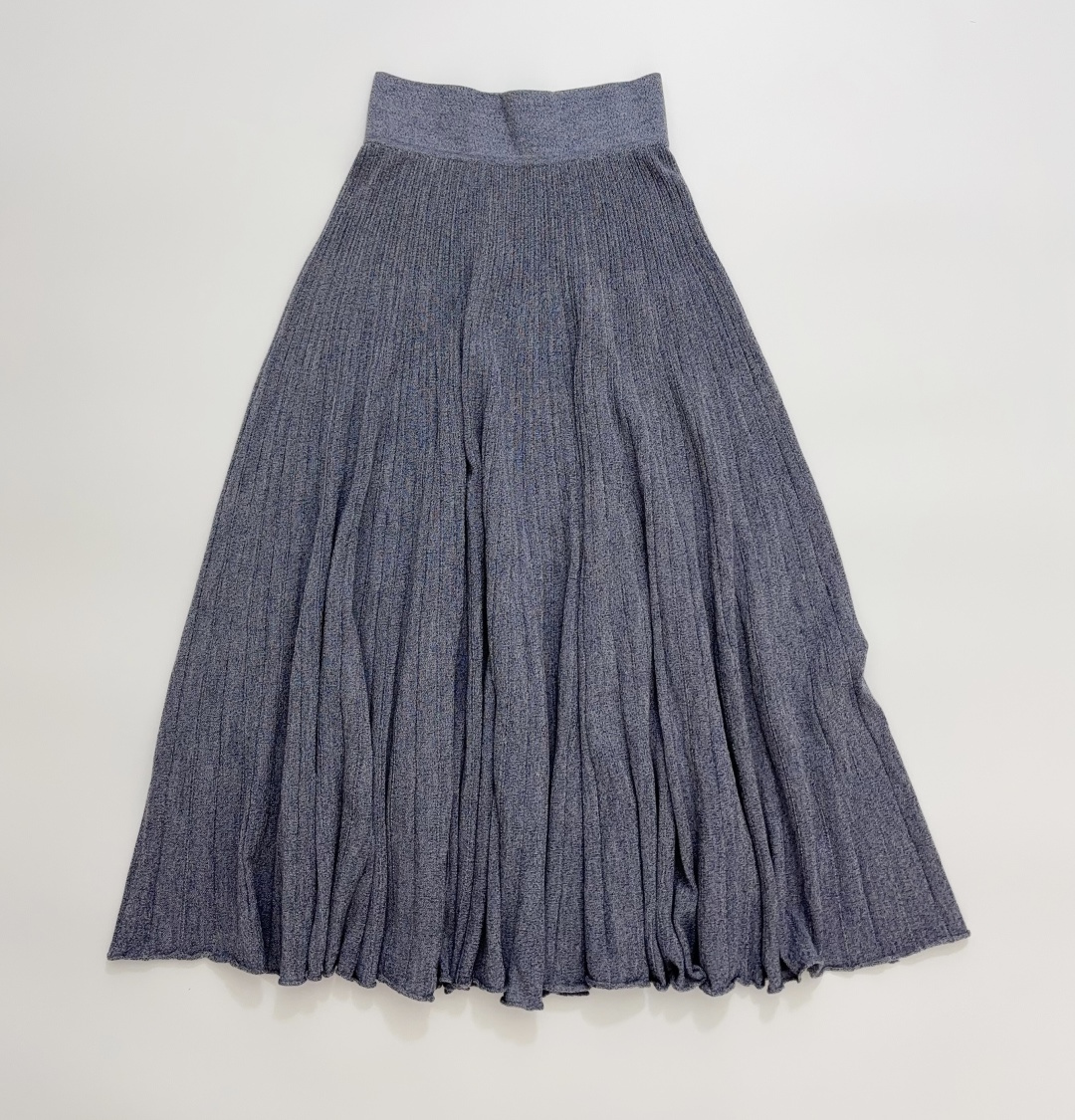 Loro Piana 26 New Collection Knitted Pleated Long Skirt