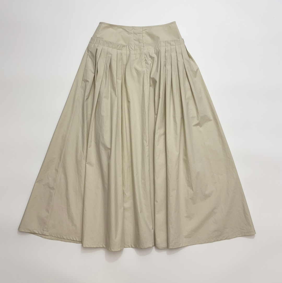 Studio Nicholson Agat Double-Sided Hand-Pleated Skirt