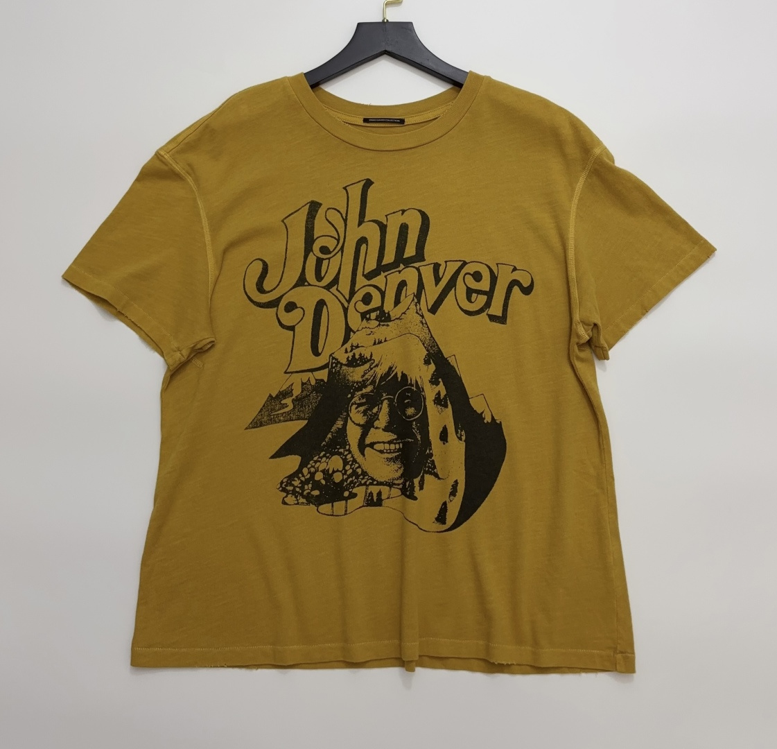 Vintage Washed Cotton Gauze Feel Printed T-Shirt