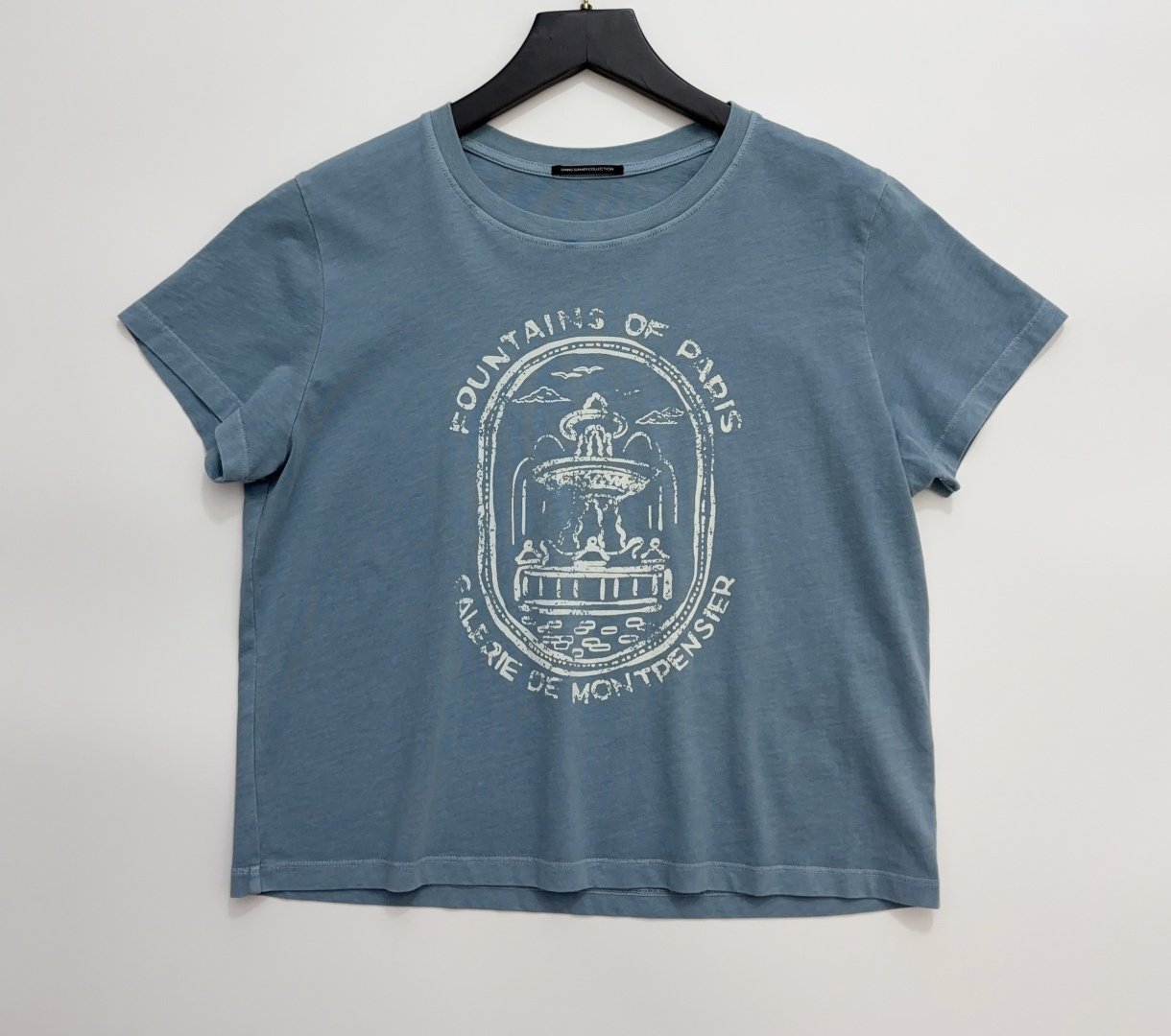 Maison Kitsuné Fountain Mark Faded Effect T-Shirt