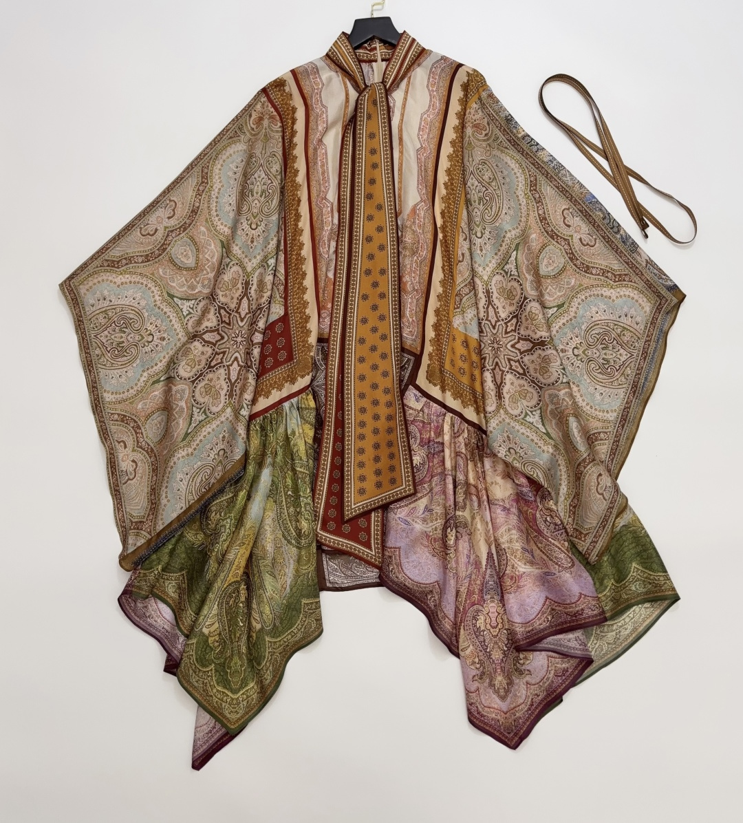 Zimmermann Sundance Resort Style Silk Print Irregular Fairy Dress