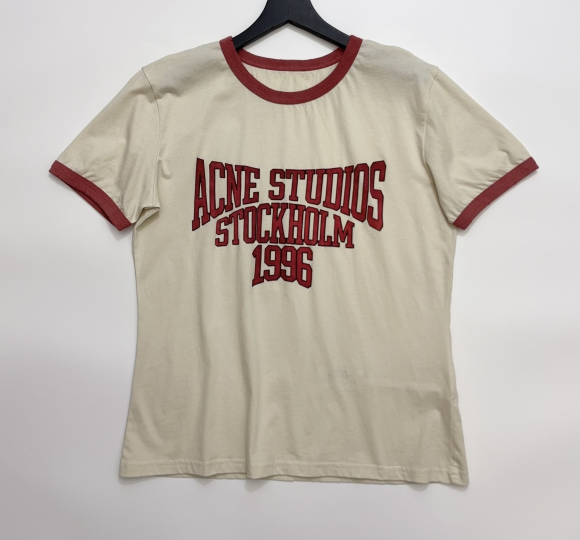 Acne Studios 1996 Print Relaxed Short Sleeve T-Shirt