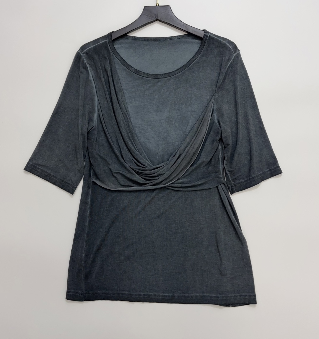 Knot Design Crewneck Short Sleeve Top