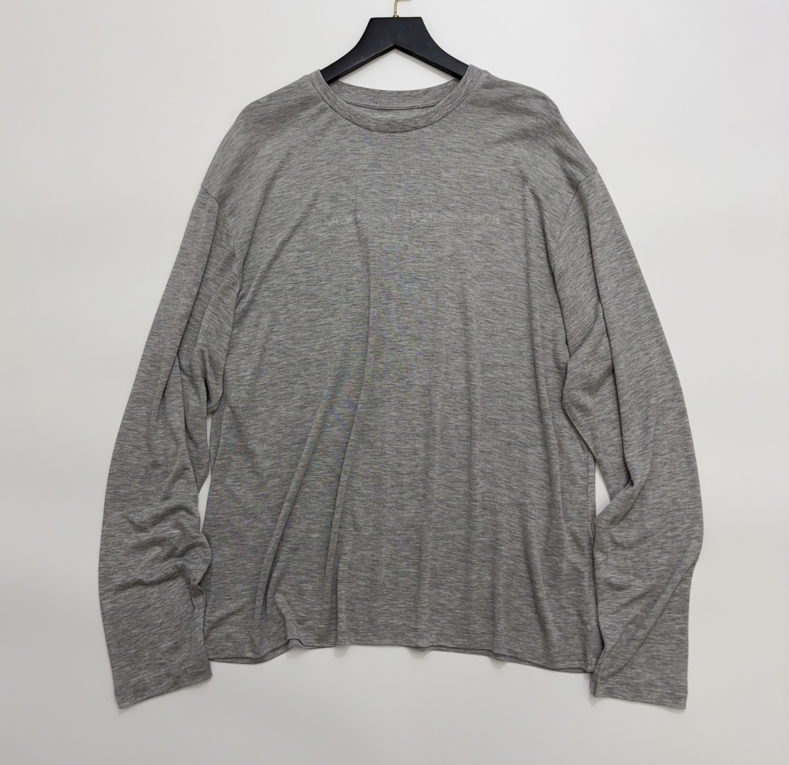 Niche Tencel Drape Relaxed Long Sleeve T-Shirt Sun Protection Top
