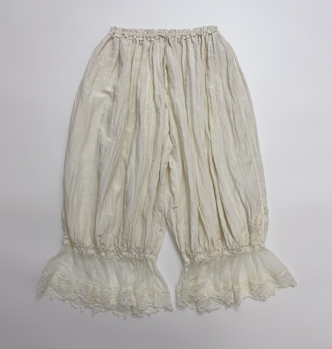 Free People Forever Young Puffy Lace Cropped Lantern Pants