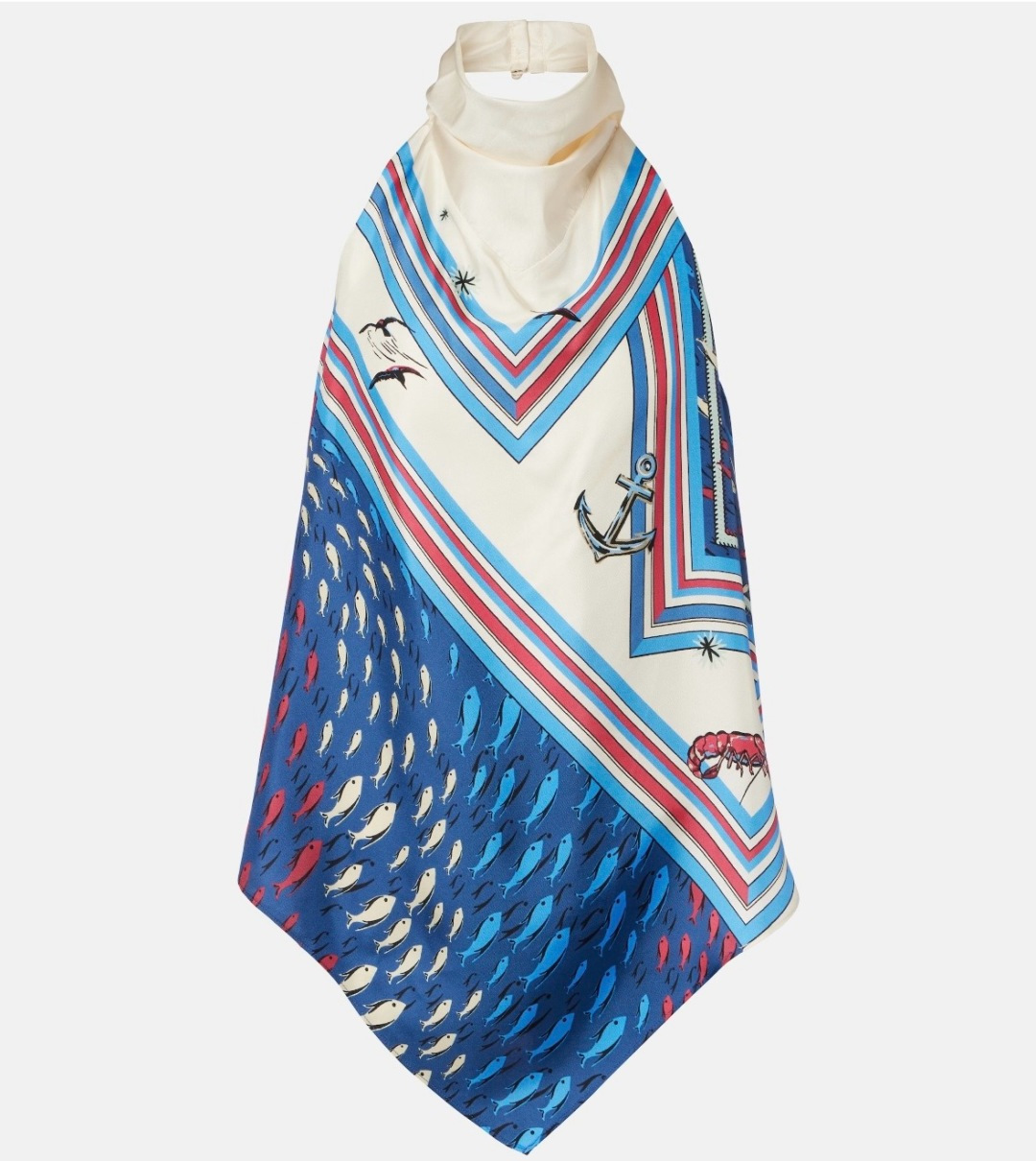 Alémais Apollo Silk Twill Nautical Vest
