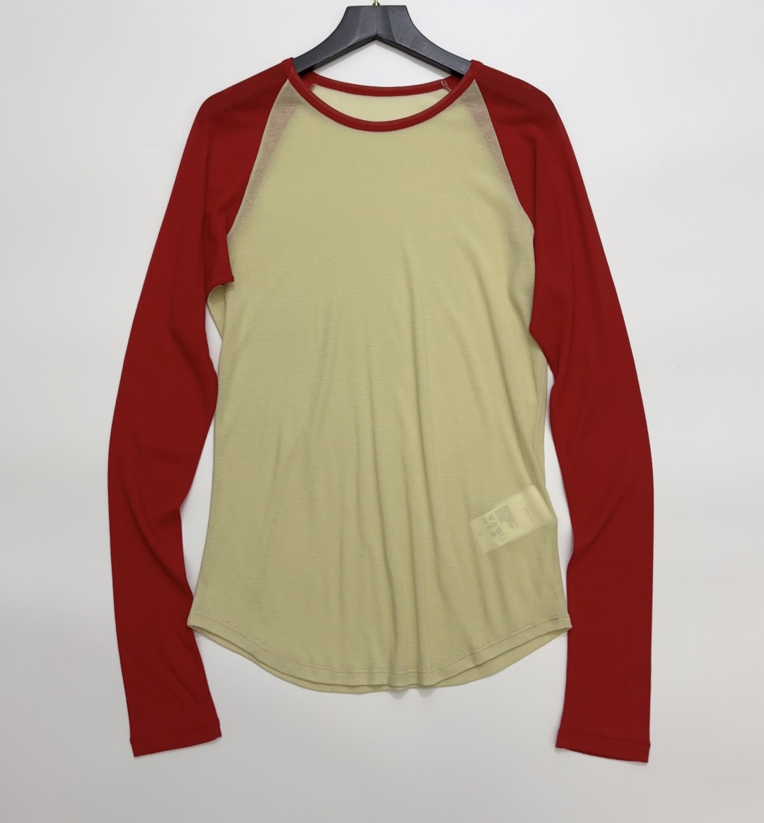 Ultra-Lightweight Sheer Slimming Waist-Cinch Raglan Sleeve Long-Sleeved T-Shirt with Sun Protection