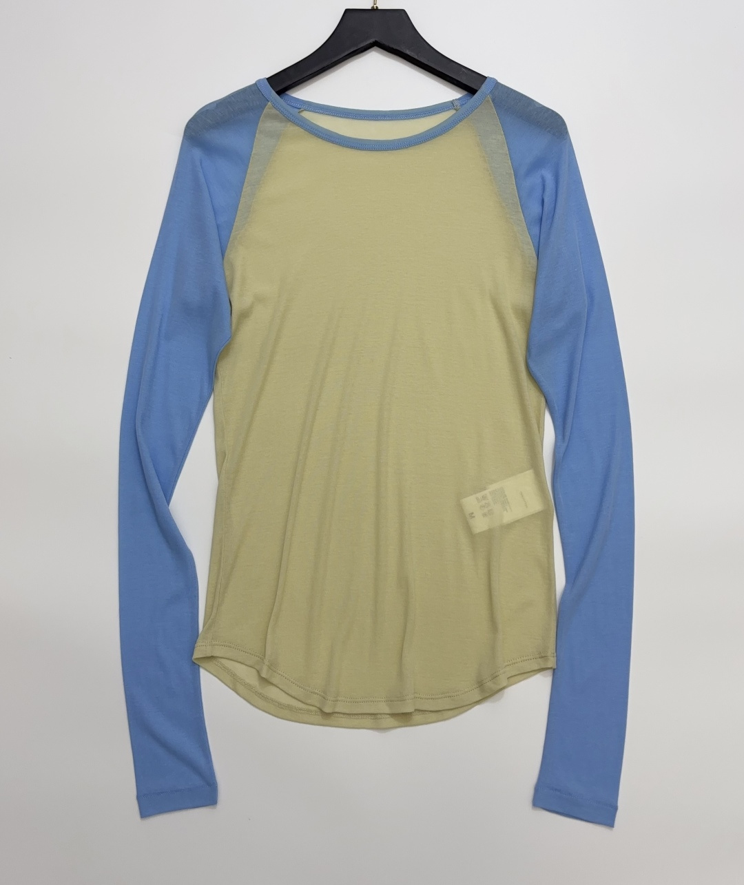Ultra-Lightweight Sheer Slimming Waist-Cinch Raglan Sleeve Long-Sleeved T-Shirt with Sun Protection