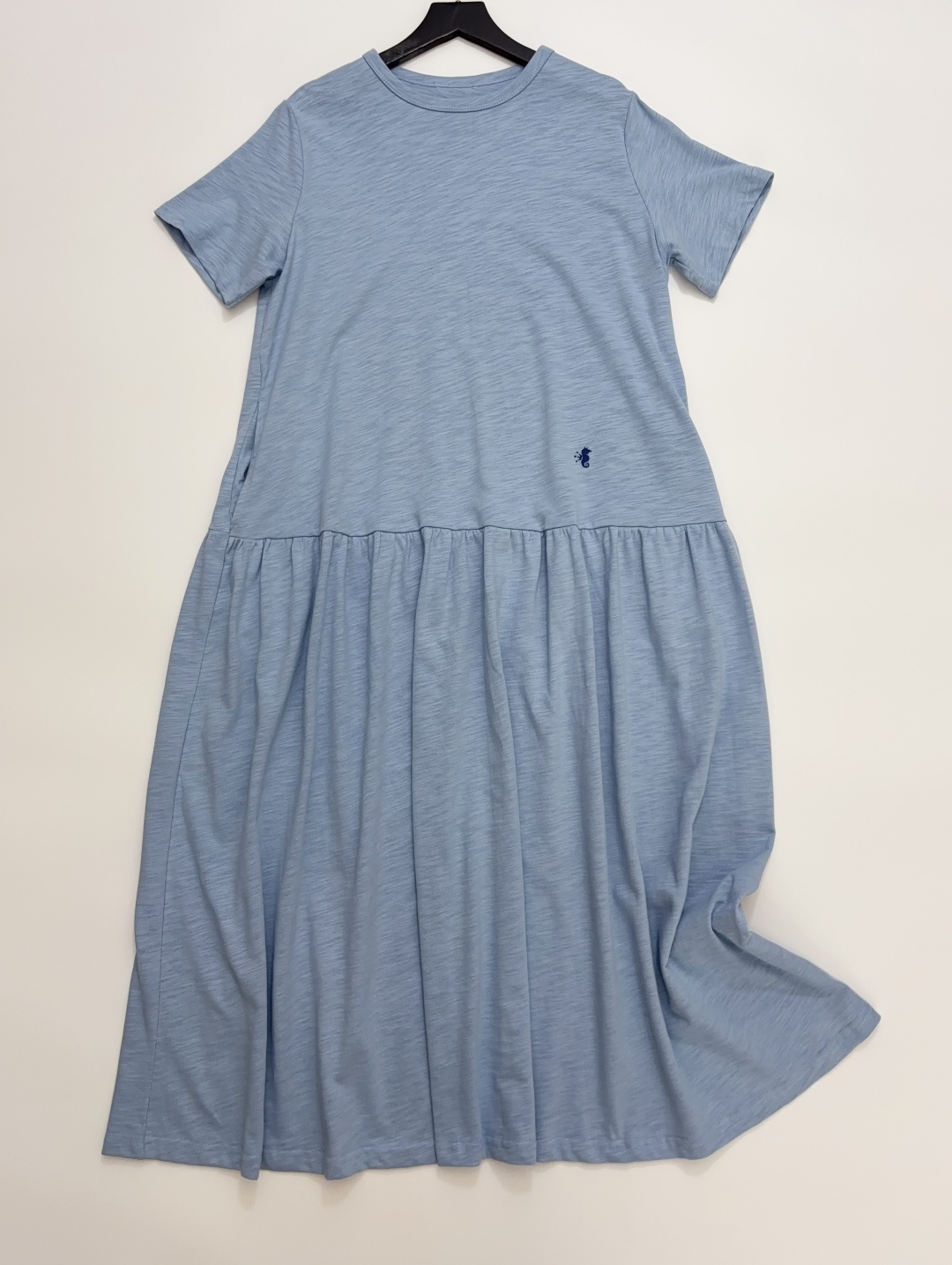 Japanese Niche Casual Versatile Full Cotton Maxi Dress