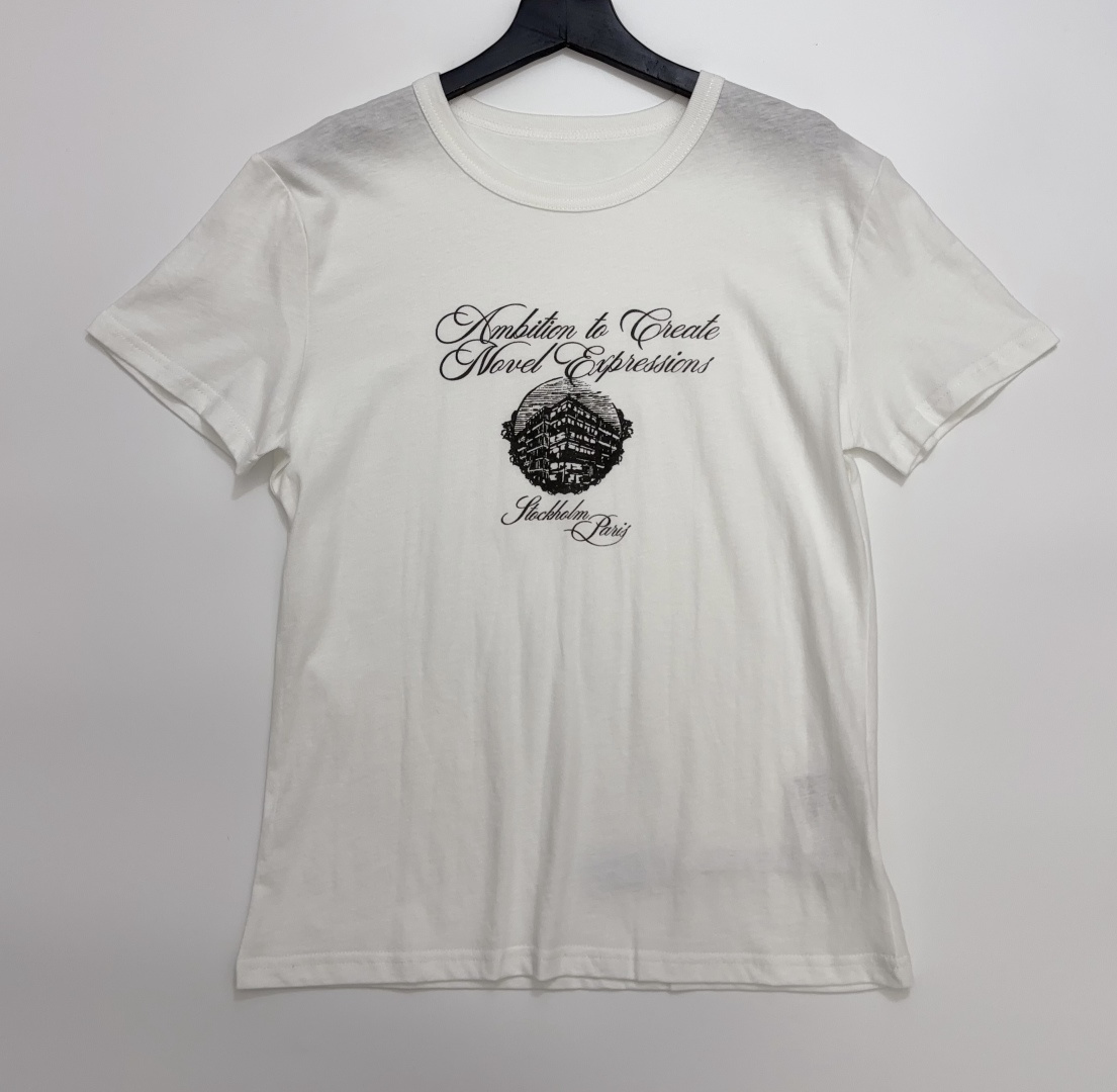 Acne Studios Simple Print Short Sleeve T-Shirt