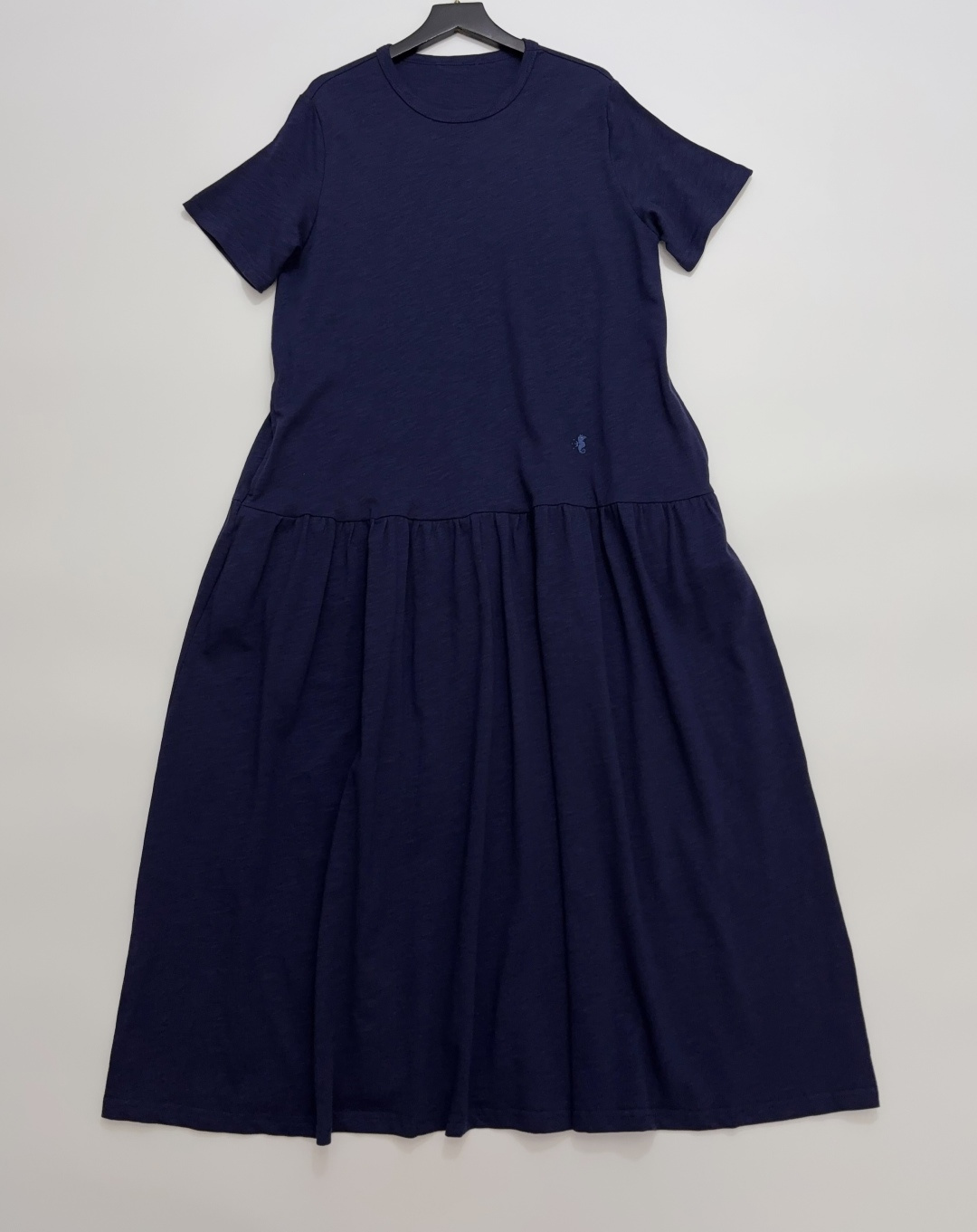 Japanese Niche Casual Versatile Full Cotton Maxi Dress