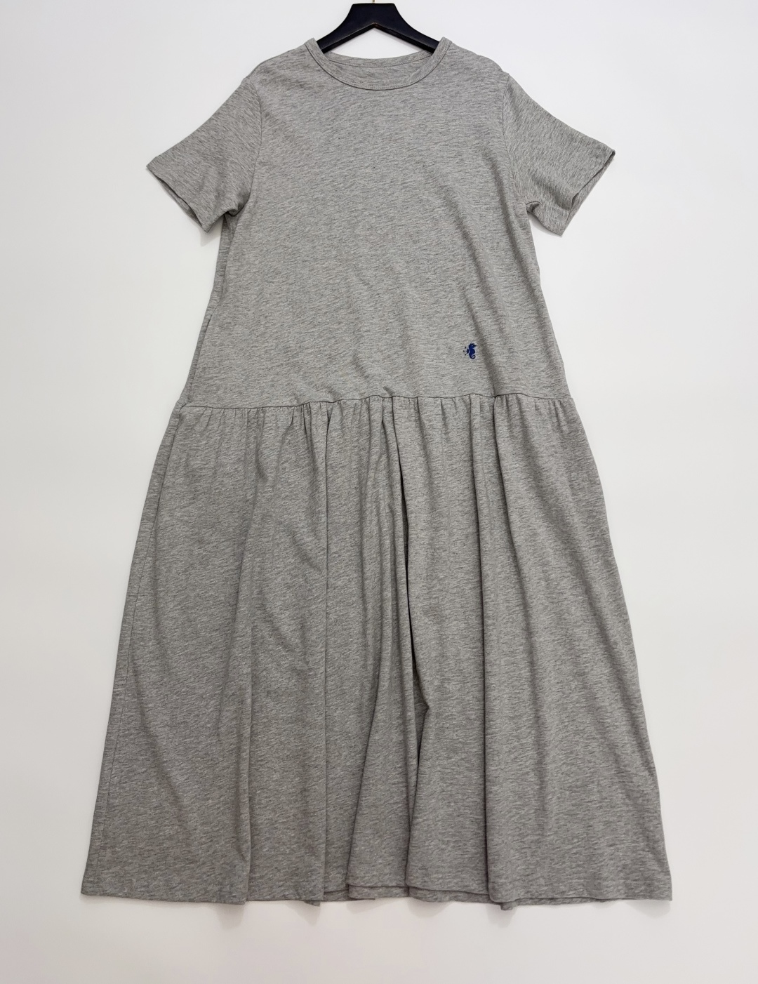 Japanese Niche Casual Versatile Full Cotton Maxi Dress