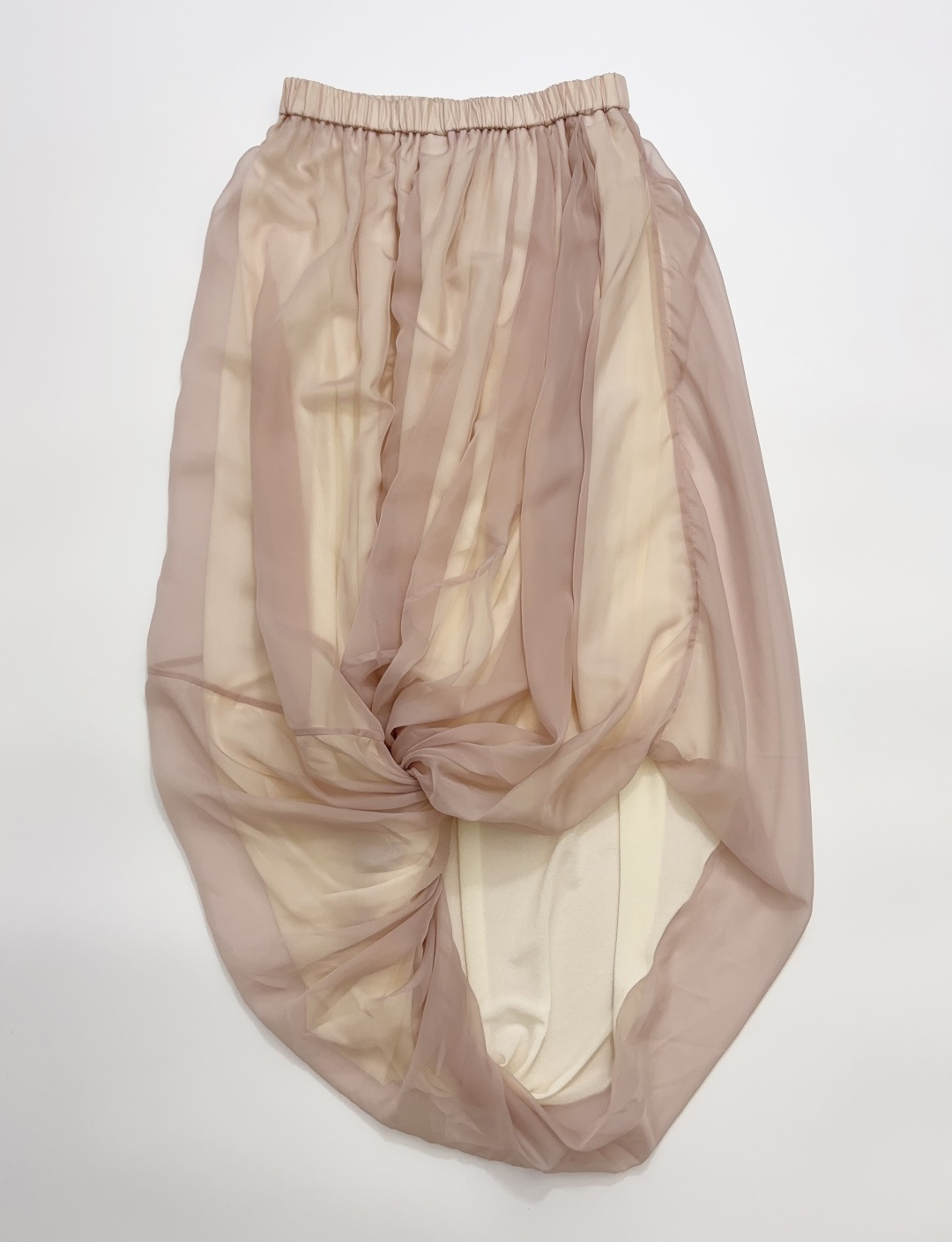 Cello Asymmetric Double-Layer Mesh Skirt