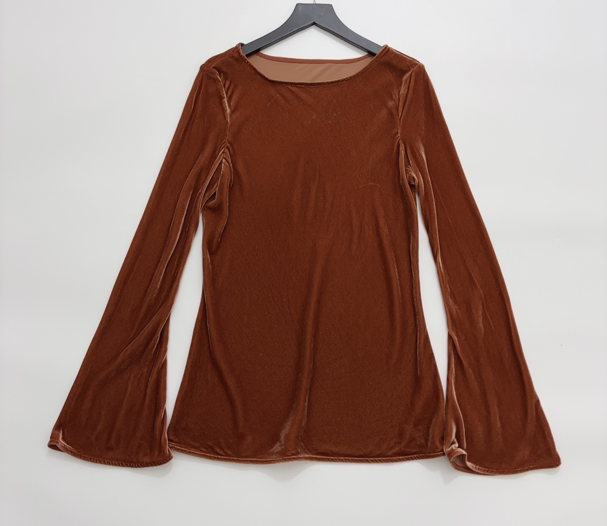 Into the East Velvet Long-Sleeve Top