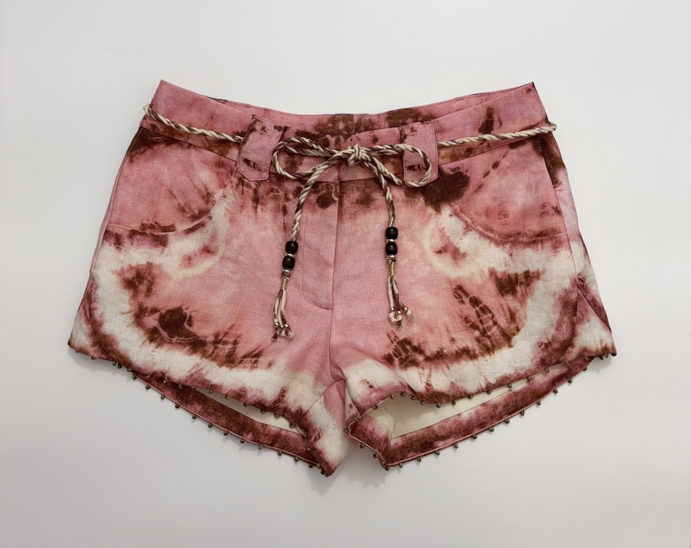 Zimmermann 2026 Summer SUNDANCE Ramie Print Shorts