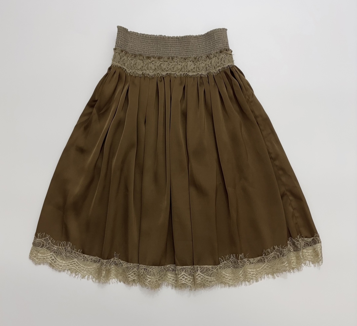 Darjeeling Lace High-Waist A-Line Skirt