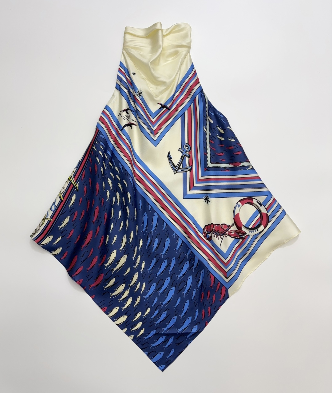 Alémais Apollo Silk Twill Nautical Vest
