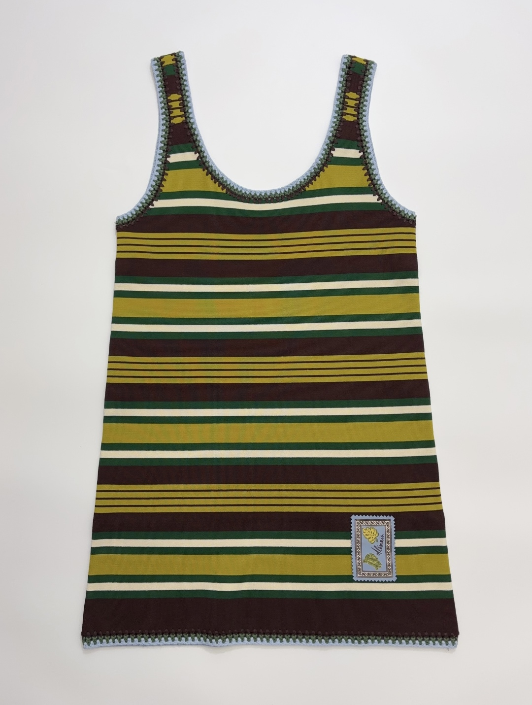 Alémais Resort Print Fashion Striped Camisole Mini Dress