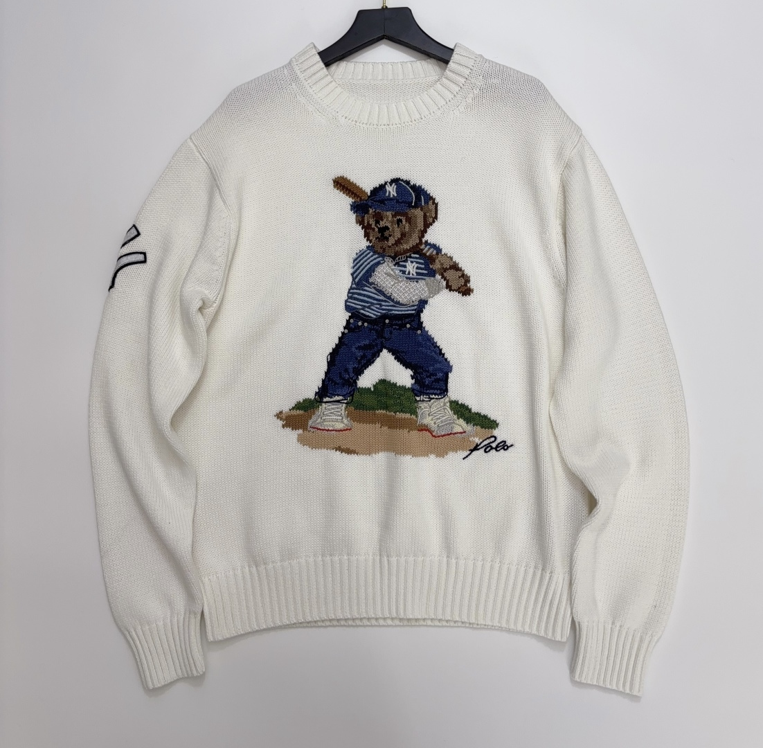 Ralph Lauren Polo Polo Bear Knitted Sweater Top