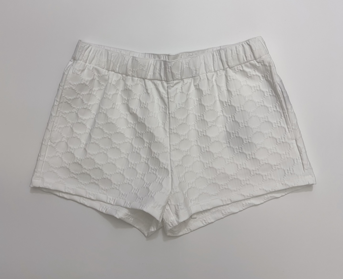 Gucci All-Over Letter Jacquard Shorts