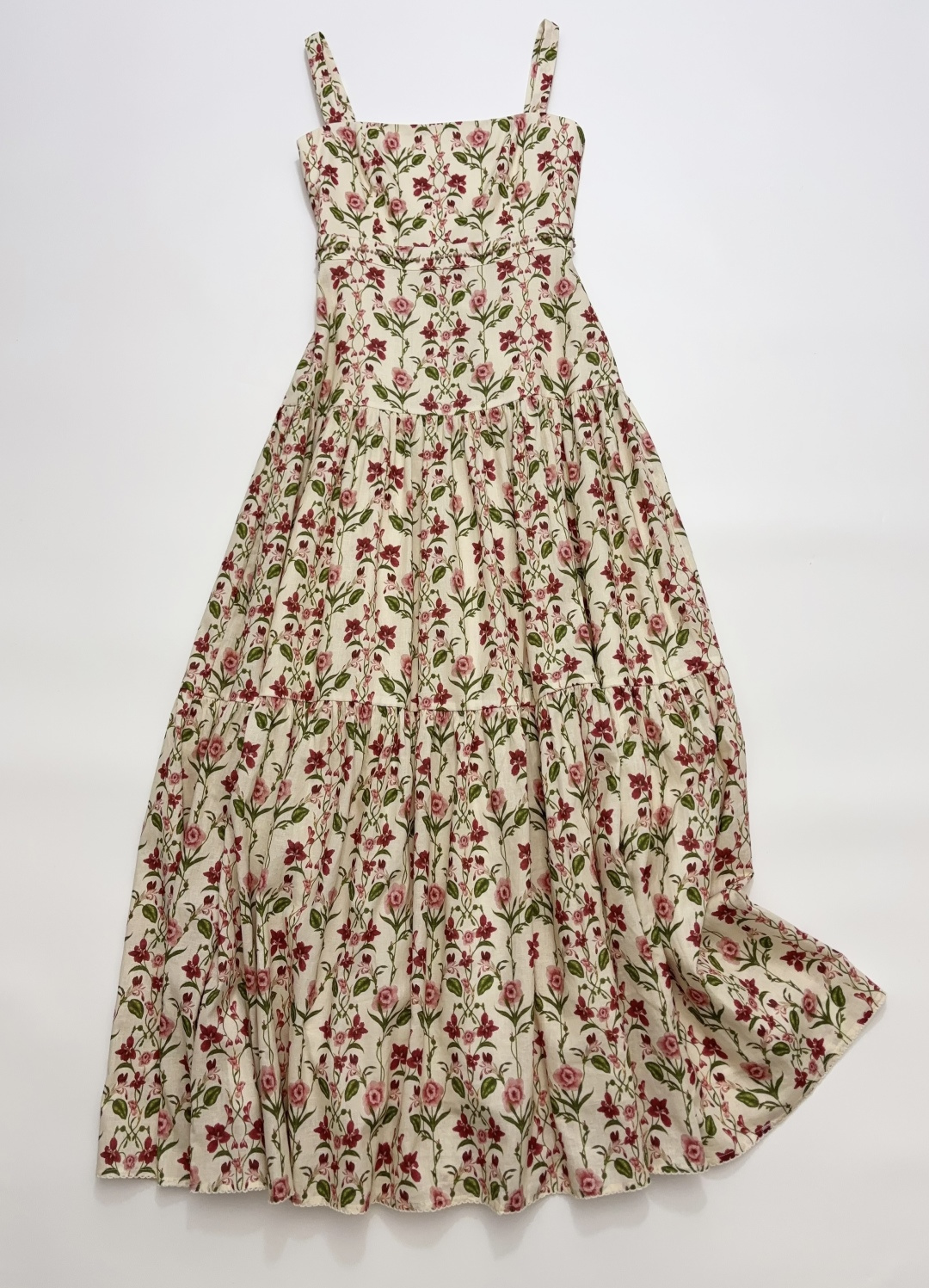 Agua by Agua Bendita Floral Strappy Maxi Dress