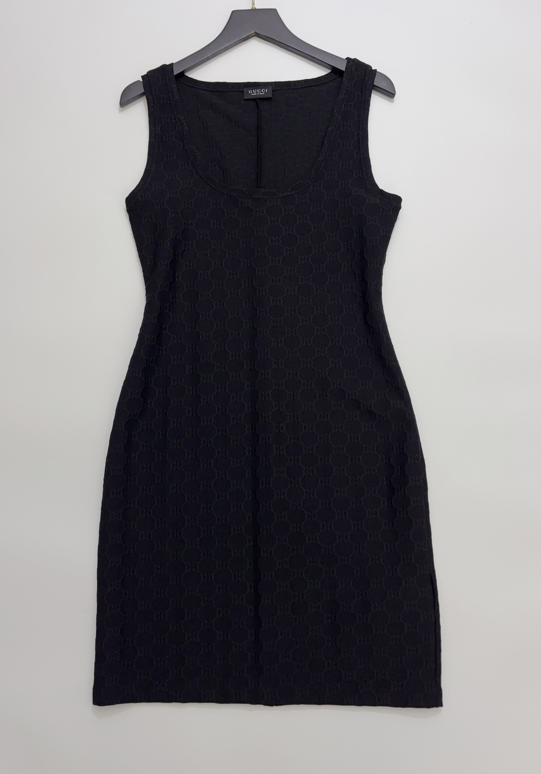 Gucci All-Over Logo Jacquard Camisole Dress