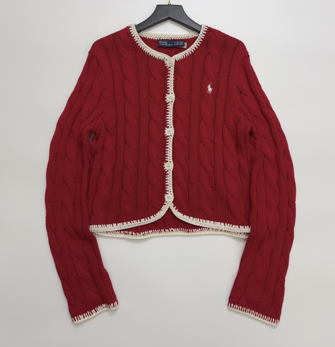Polo Ralph Lauren Women's Cable-Knit Short Cardigan