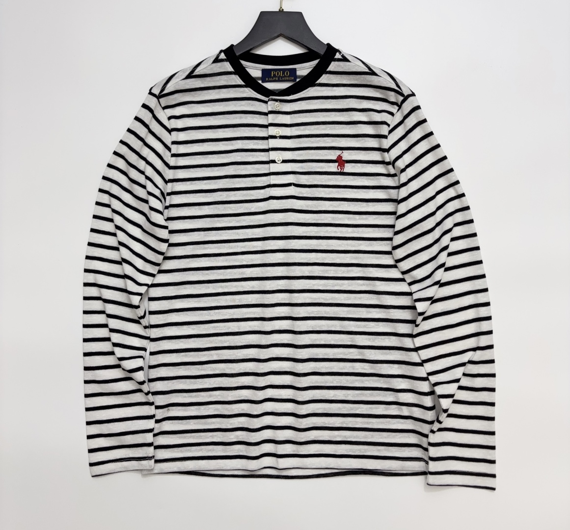 Ralph Lauren Polo 26 Autumn/Winter Classic Pony Embroidered Relaxed Long Sleeve T-Shirt