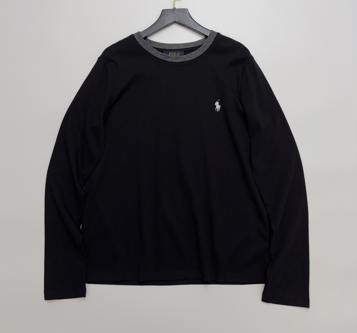 Polo Ralph Lauren Classic Pony Logo Crew Neck Relaxed Long Sleeve T-Shirt