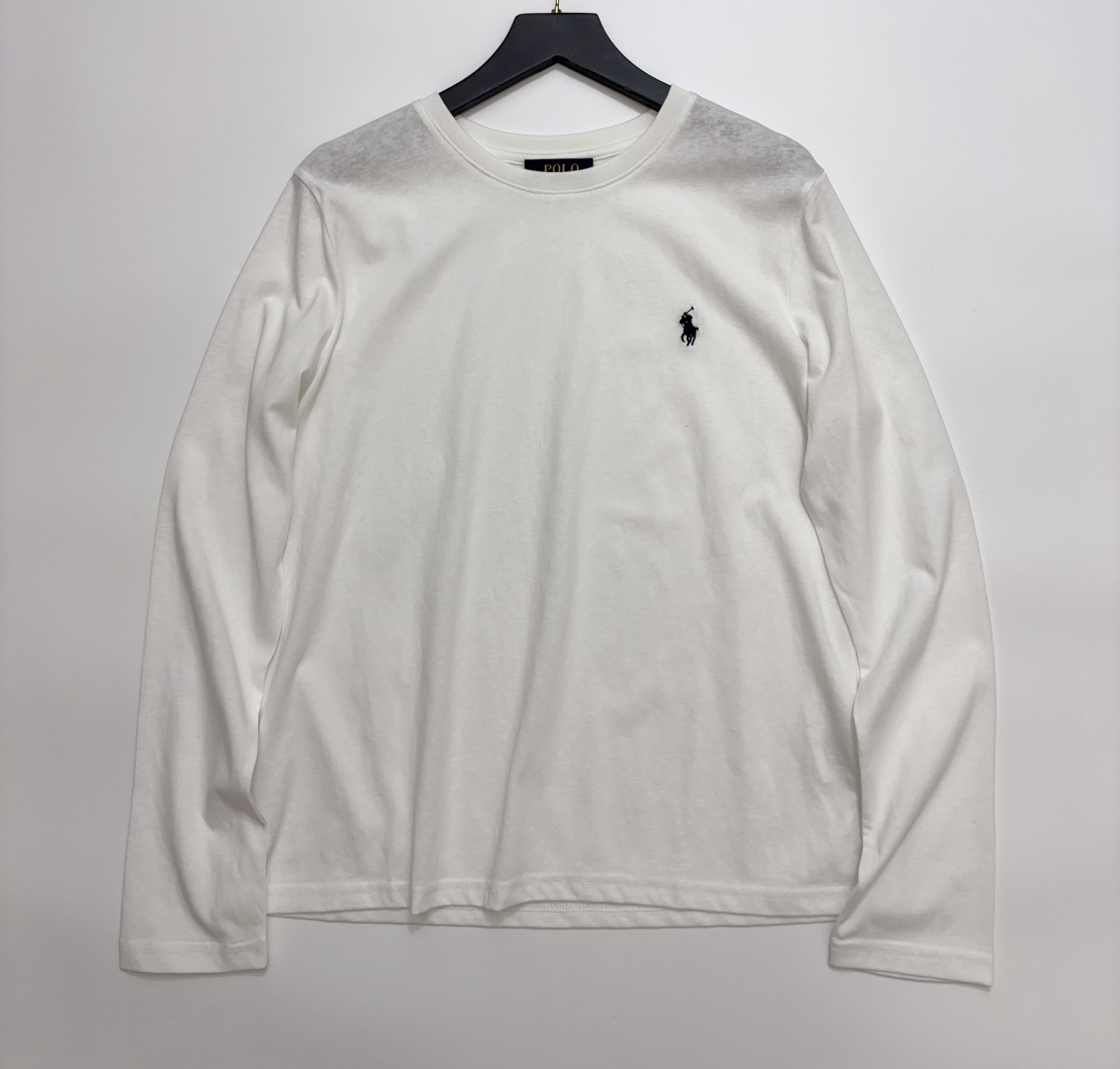 Polo Ralph Lauren Classic Pony Logo Crew Neck Relaxed Long Sleeve T-Shirt