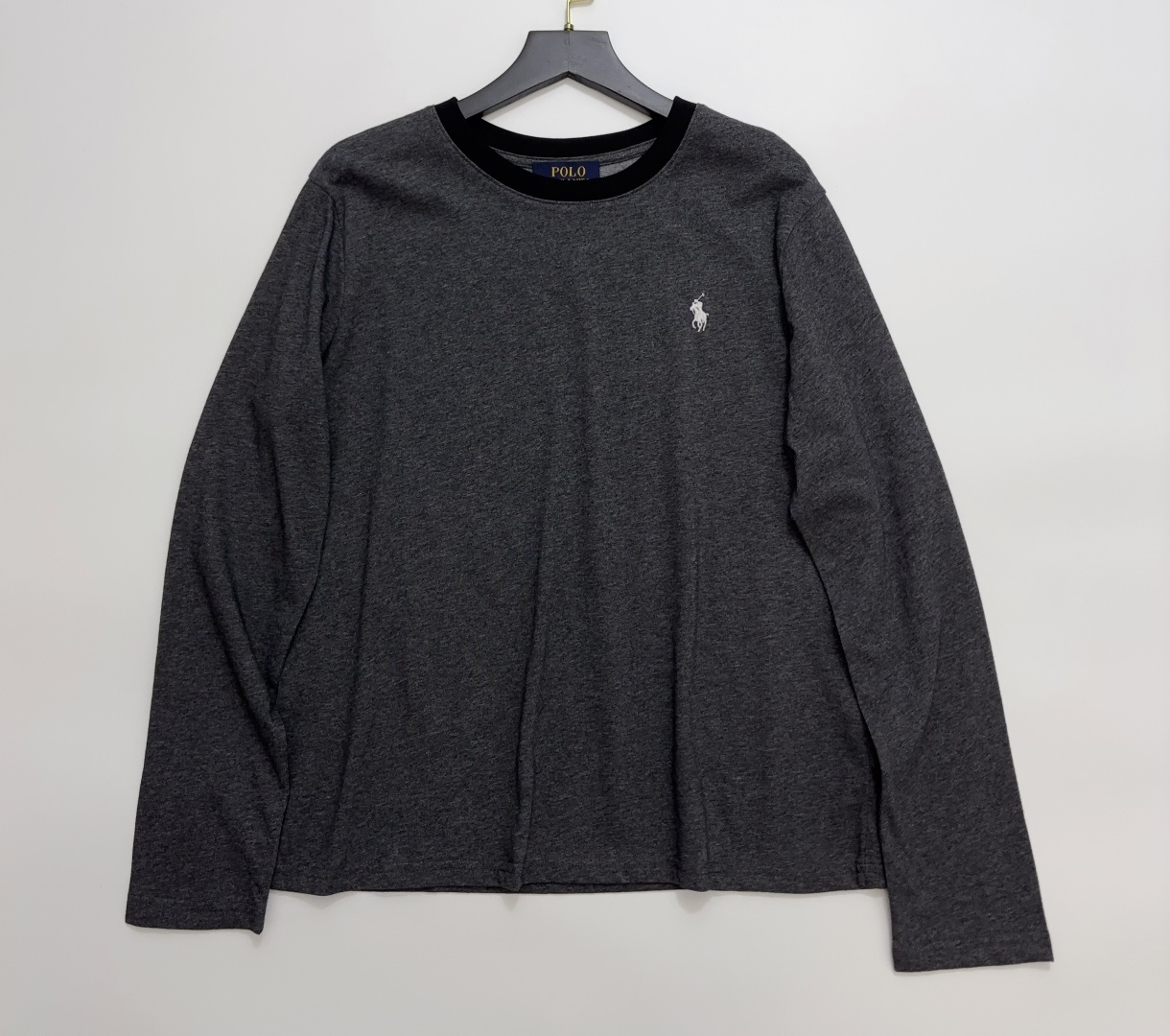 Polo Ralph Lauren Classic Pony Logo Crew Neck Relaxed Long Sleeve T-Shirt