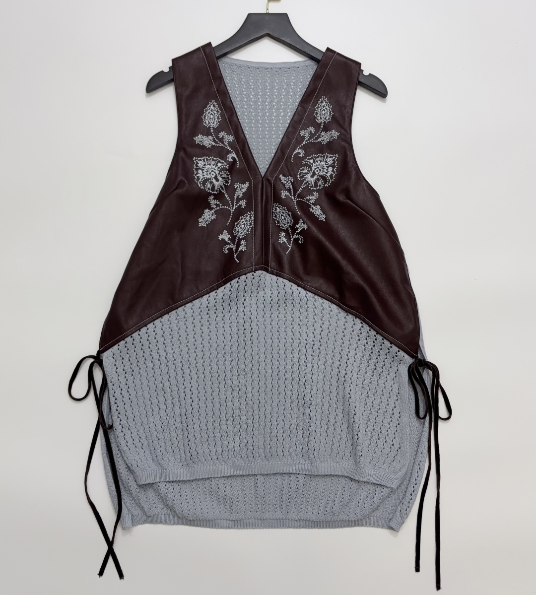 Archive Knitted Patchwork Vest