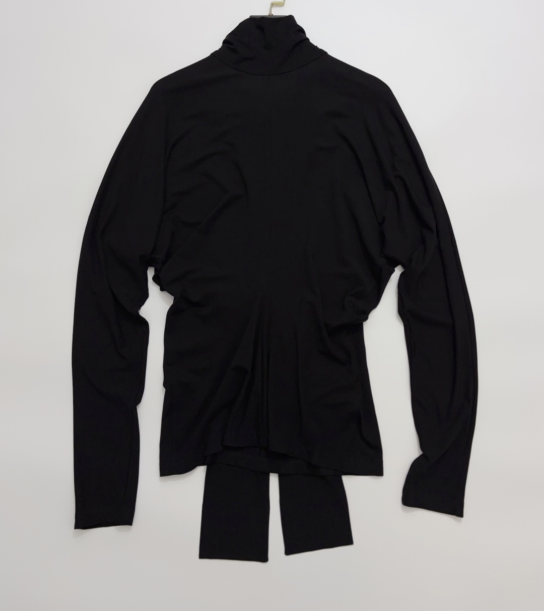 Nanushka Designed Ribbon-Collar Long Sleeve T-Shirt