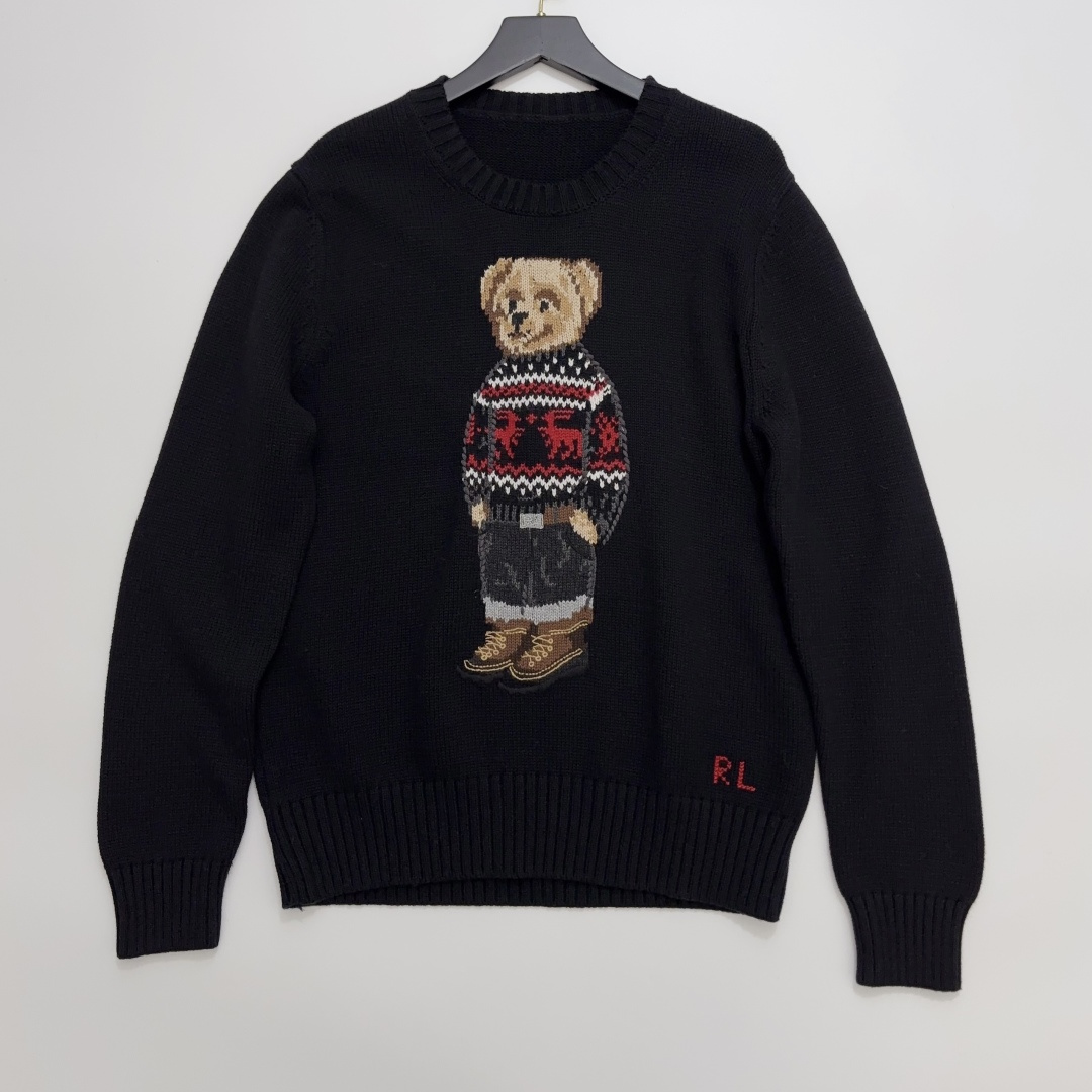 Polo Ralph Lauren Bear Round Neck Knit Sweater